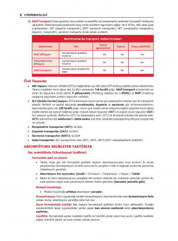 ProspekTUS Fakülte-Komite FARMAKOLOJİ 