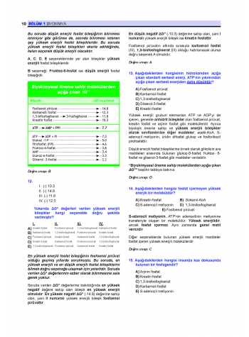 Prospektus Soruları Biyokimya Prospektus Soruları Biyokimya