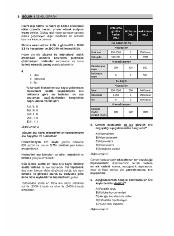 Prospektus Soruları Genel Cerrahi ( 9.Baskı )