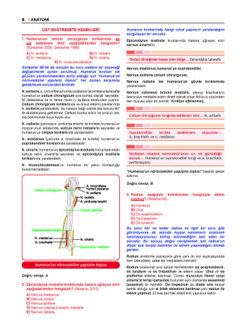 Prospektus Tüm Tus Soru ( 9.Baskı ) Anatomi