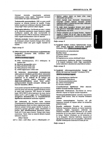 Tüm TUS Soruları ( 35.Baskı ) Mikrobiyoloji