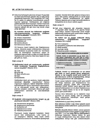 Tüm TUS Soruları ( 35.Baskı ) Mikrobiyoloji