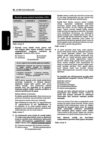 Tüm TUS Soruları ( 35.Baskı ) Mikrobiyoloji Tüm TUS Soruları ( 35.Baskı ) Mikrobiyoloji