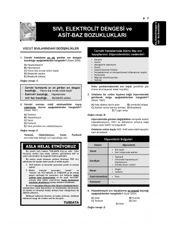 31. Baskı TTS Soruları - Genel Cerrahi 31. Baskı TTS Soruları - Genel Cerrahi