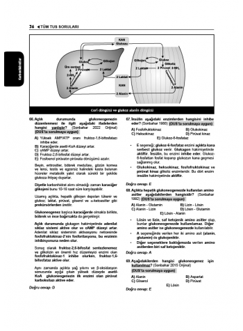Tüm TUS Soruları ( 35.Baskı ) Biyokimya