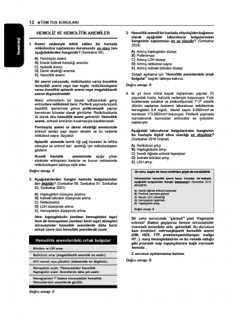 Tüm TUS Soruları ( 35.Baskı ) Dahiliye