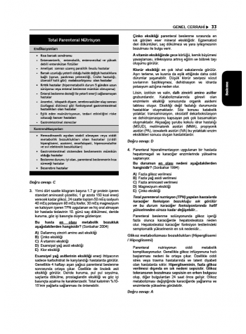 Tüm TUS Soruları ( 35.Baskı ) Genel Cerrahi