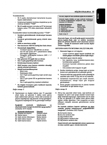 Tüm TUS Soruları ( 35.Baskı ) Küçük Stajlar Tüm TUS Soruları ( 35.Baskı ) Küçük Stajlar