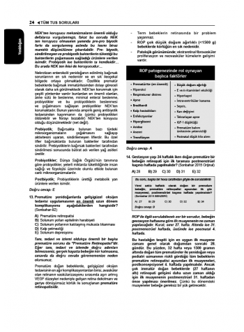 Tüm TUS Soruları ( 35.Baskı ) Pediatri Tüm TUS Soruları ( 35.Baskı ) Pediatri