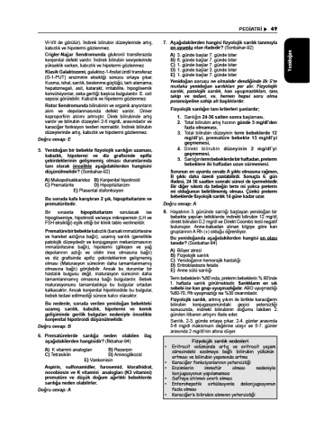 Tüm TUS Soruları ( 35.Baskı ) Pediatri Tüm TUS Soruları ( 35.Baskı ) Pediatri