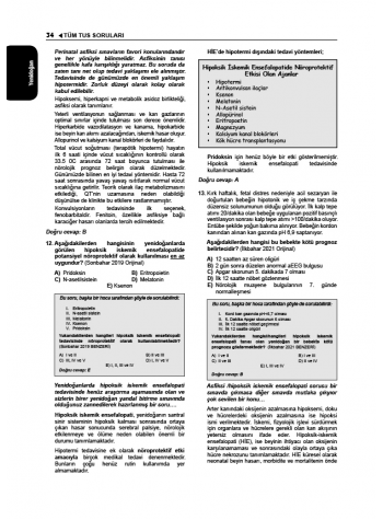 Tüm TUS Soruları ( 35.Baskı ) Pediatri Tüm TUS Soruları ( 35.Baskı ) Pediatri