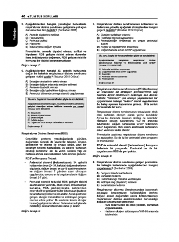 Tüm TUS Soruları ( 35.Baskı ) Pediatri Tüm TUS Soruları ( 35.Baskı ) Pediatri