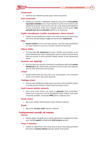 2024 - TUS Şampiyonların Notu - Pediatri 2024 - TUS Şampiyonların Notu - Pediatri
