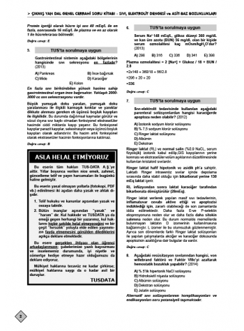 Ydus Çıkmış Soruları ( 8.Baskı ) Genel Cerrahi