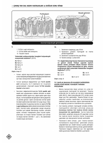 YDUS ÇIKMIŞ SORULARI ( 3.Baskı ) KADIN DOĞUM