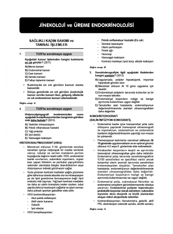 Ydus Çıkmış Soruları ( 5.Baskı ) Kadın Doğum