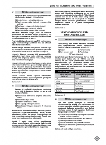 Ydus Çıkmış Soruları Pediatri ( 10.Baskı ) 1.2 Cilt