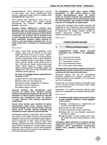 Ydus Çıkmış Soruları Pediatri SPİRALLİ - 9. Baskı Ydus Çıkmış Soruları Pediatri SPİRALLİ - 9. Baskı